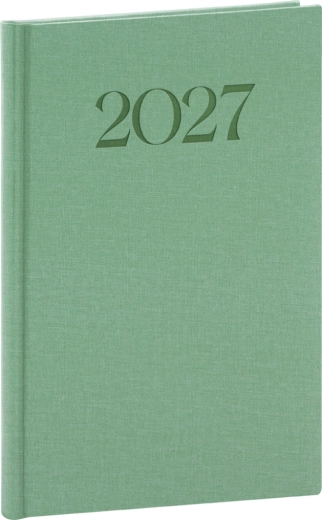 Notique tjedni planer Biella 2027 zeleni 15 × 21 cm