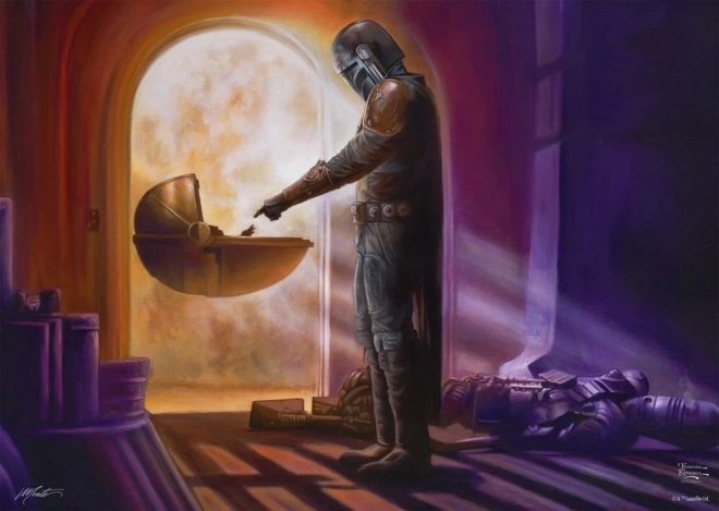 Puzzle Mandalorian: Prijelomna točka 1000 dijelova