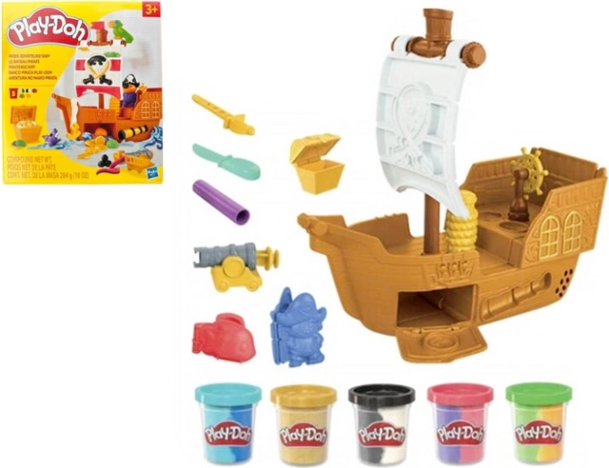 Play-Doh gusarski brod – kreativni set od plastelina
