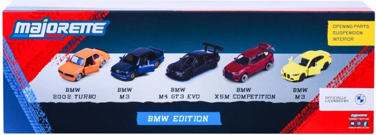 5 licenciranih BMW modela u jednom poklon setu