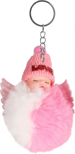 Soft pom-pom as a distinctive decoration