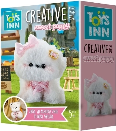 STNUX Sweet puppy bijeli psić – DIY set za izradu privjeska