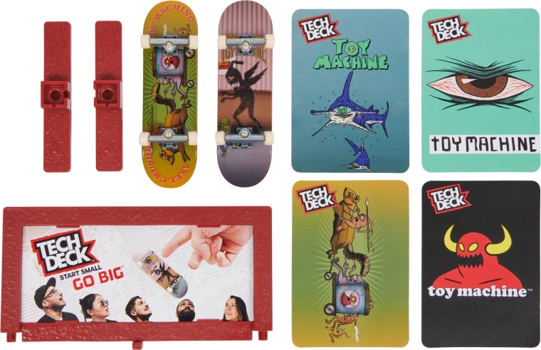 Dva fingerboarda s grafikom TOY MACHINE