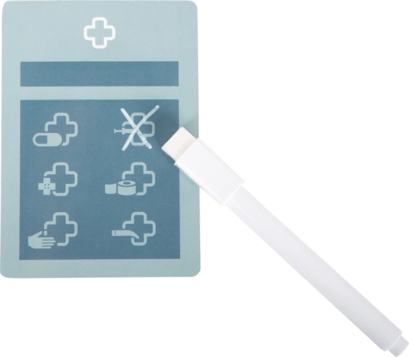 Kartice pacijenta za zapisivanje s flomasterom