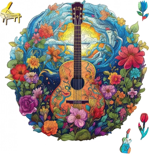 Drvene puzzle Gitara 200 komada