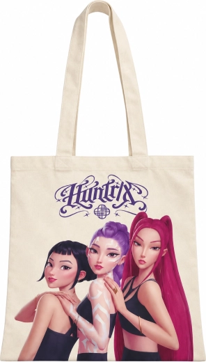 K-Pop Demon Hunters HUNTR/X Cream Tote Bag