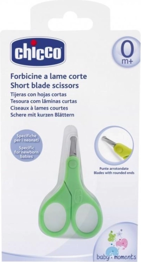 Chicco škare za novorođenčad s kratkom oštricom