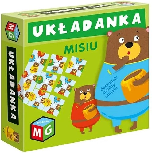 Teddy Bear Puzzle – 3 × 3 Jigsaw