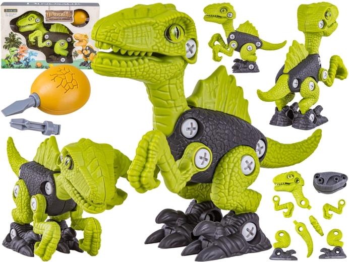 Konstrukcijski set dinosaurus za zavrtanje i rastavljanje - 1 komad