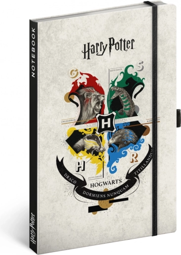 NOTIQUE bilježnica HARRY POTTER, linirana, 13 × 21 cm