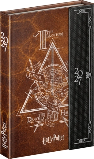 Notique magnetski tjedni planer Harry Potter – Relikvije smrti 2027, 11 × 16 cm
