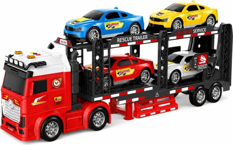 Dvoetažni autotransporter za 4 vozila