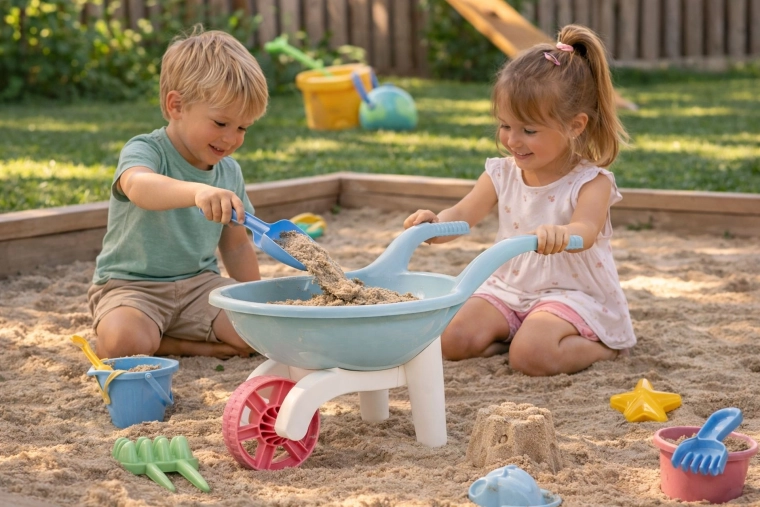 Zabava u vrtu i u pijesku