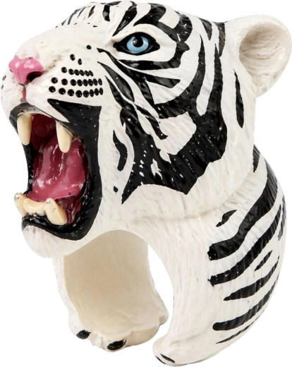 Striking white tiger design