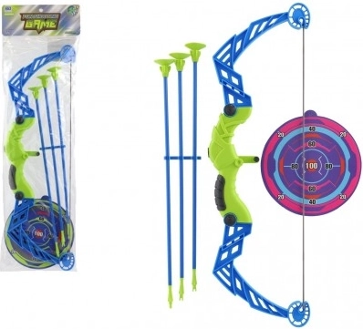 Luk sa strijelama s usisnim čašicama i metom 57 cm