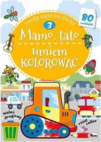 Mama, tata, znam bojati – edukativna bojanka s naljepnicama