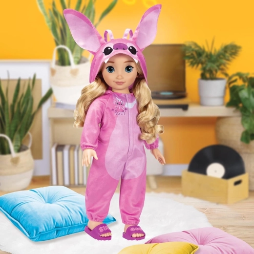 Slatki ružičasti onesie inspiriran Angel