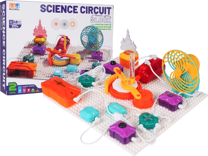 Educational electric circuits set – 46 pieces