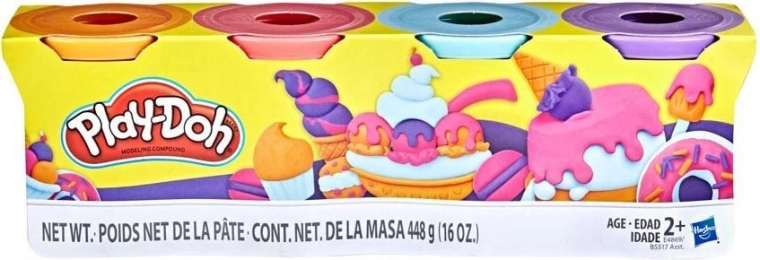 Play-Doh modeling clay, set of 4 tubs, 448 g – Sweet