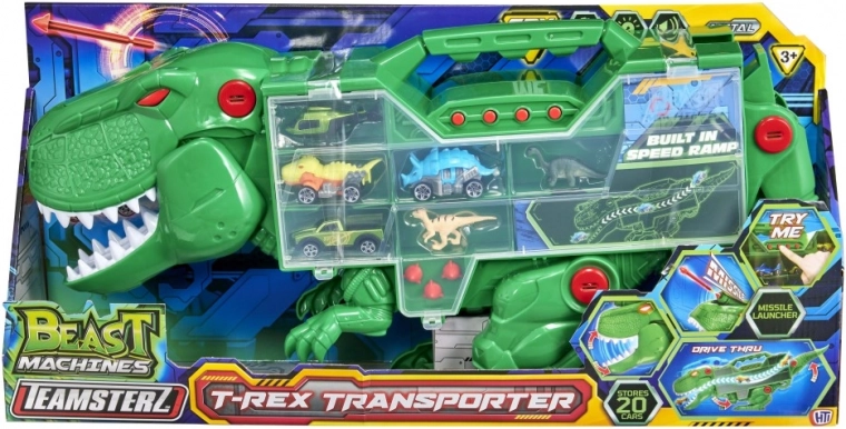 Dječji igraći set Teamsterz T-Rex Transporter