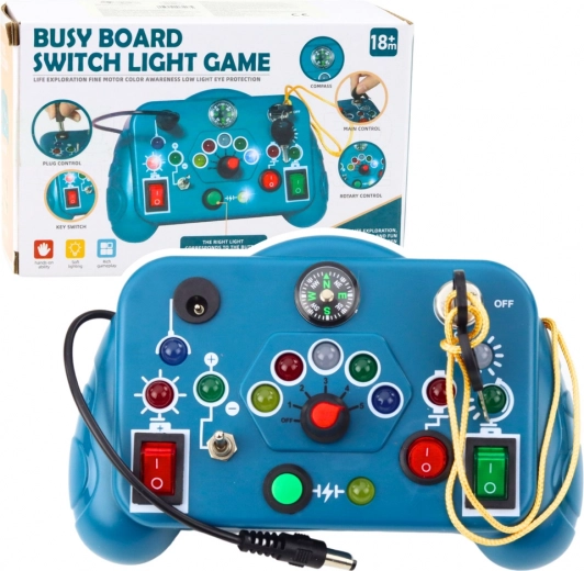 Sensory board with 13 activities