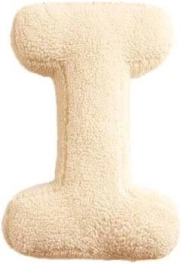 MEALINI plush letter I cream - 1 piece