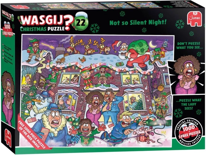 JUMBO WASGIJ Christmas 22: Not Quite a Silent Night! puzzle 2 x 1000 pieces