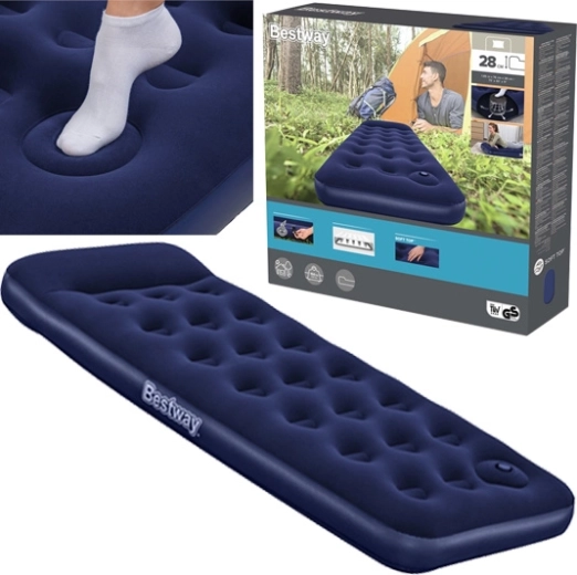 Napućni madrac Bestway s integriranom pumpom 185 × 76 × 22 cm