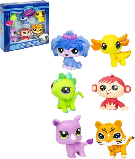 Littlest Pet Shop erasers – set of 6 animals