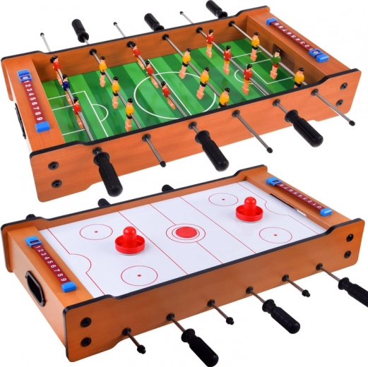 Stolna igra 2u1 – stolni nogomet i air hockey