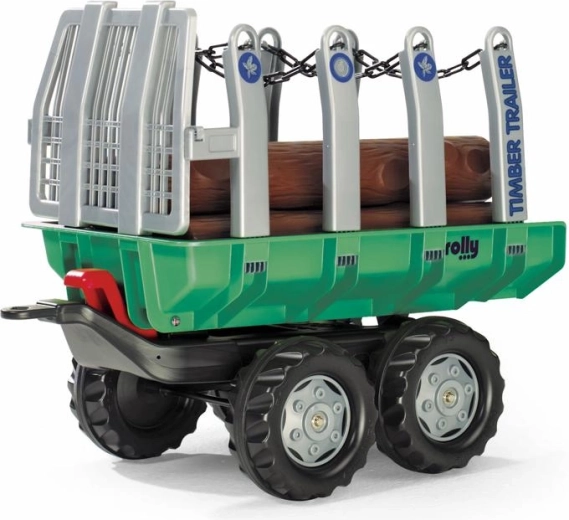 Prikolica s trupcima Timber Trailer zelena