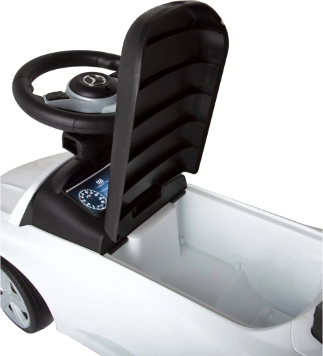 Sounds and practical storage compartment