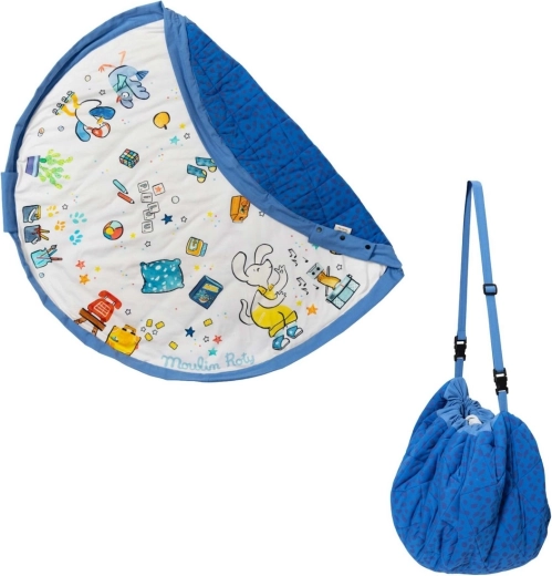 Play and Go Noomad soft igraća deka i vreća za igračke Puce & Pilou by Moulin Roty