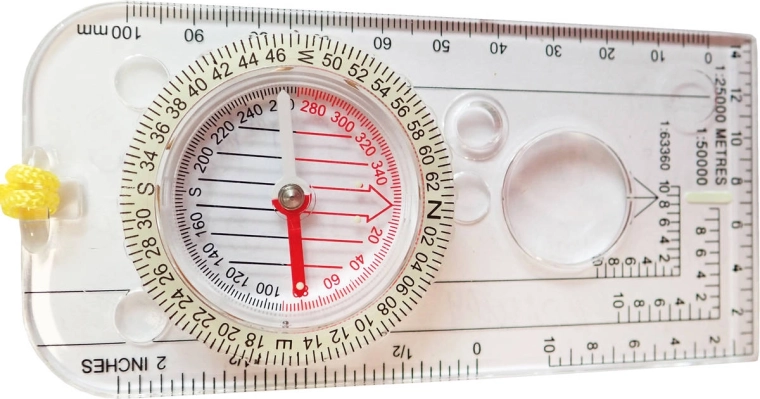 Scales for working with a map