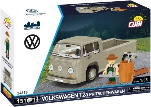 Cobi Volkswagen T2a Pritschenwagen građevni set 1:35 s figurom