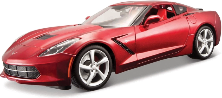 Maisto 2014 Corvette Stingray metalni model crveni 1:18