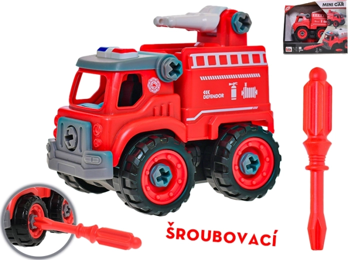 Vijčani vatrogasni kamion 12 cm s vodenim topom