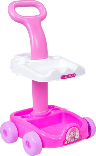 Stabilna kolica s kotačima i spremišnim prostorom