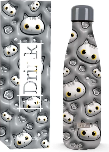 Thermos with a White Cat 500 ml