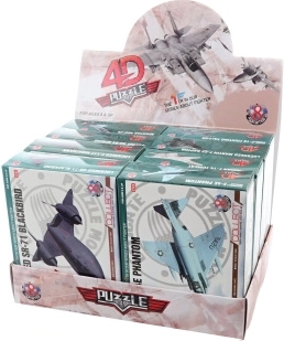 Folding 4D Airplane – Construction Kit for Kids 8+ (8 pcs per pack)