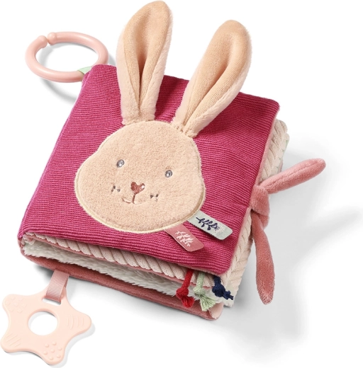 Sensory fabric book BABYONO Rabbit Karo, 0m+