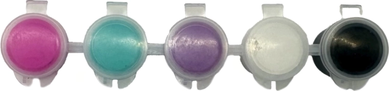 Pet živopisnih boja u praktičnim čašicama