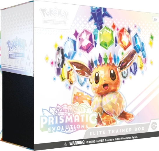 Pokémon TCG Prismatic Evolutions Elite Trainer Box s 9 boosterima