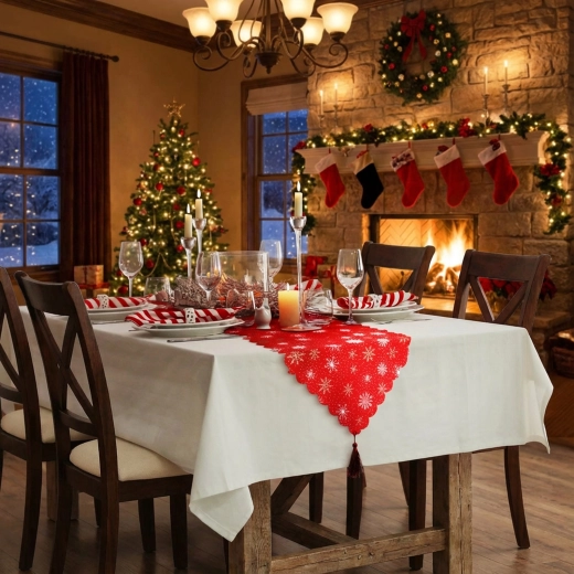 Christmas table runner 180 × 35 cm