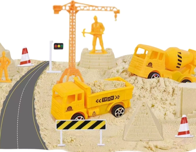 A small construction site full of fun