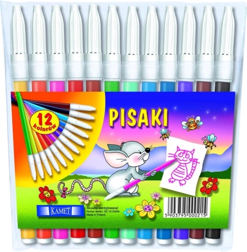 Flomasteri KAMET 12 boja