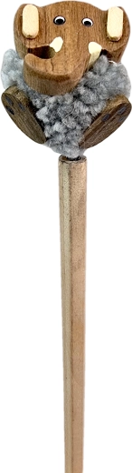 Drvena olovka s pomponom Slon 2Kids Toys