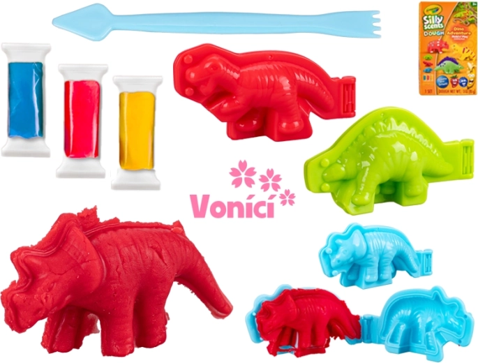 Crayola mirisna masa za modeliranje s dinosaurima, set za djecu