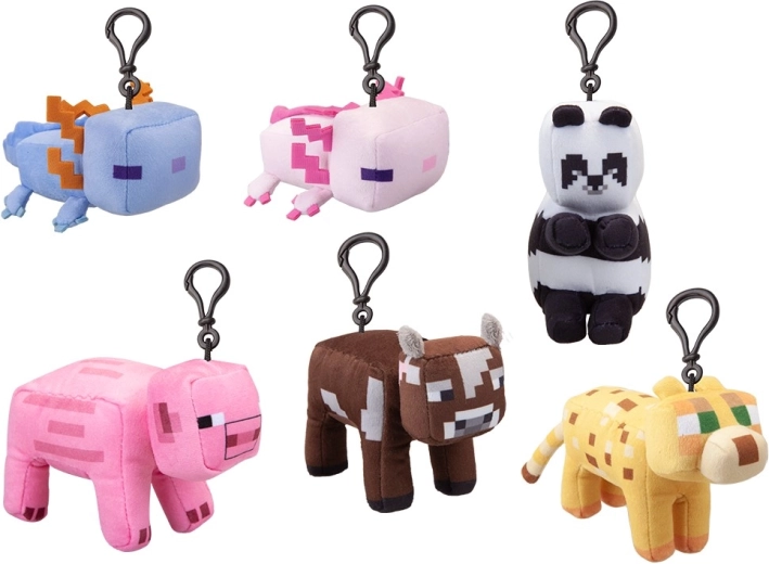 Minecraft plišana životinjica s kopčom 13 cm
