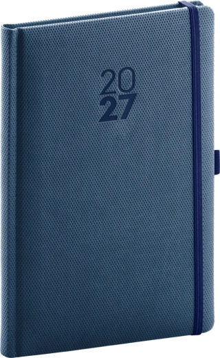 Notique tjedni rokovnik Diamante 2027 plavi 15 × 21 cm